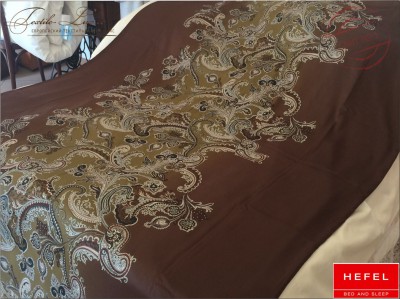Постельное бельё Elanna brown Комплект постельного белья из 100% лиоцель