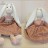 Заяц девочка в платье в ожерелье - Заяц игрушка коллекционная ручной работы
