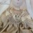 Заяц девочка в золотом платье - игрушка коллекционная ручной работы