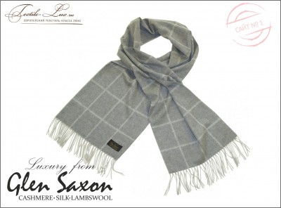 Кашемировый шарф Garda flannel grey 100% шерсть кашмирских коз