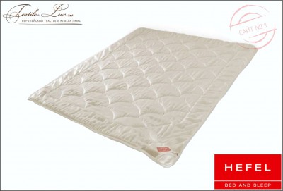 Детское одеяло Джаспис коллекции Шелк от Hefel (Австрия) Одеяло из наполнителя 100% шелк, верхняя ткань 100% Tencel сатин