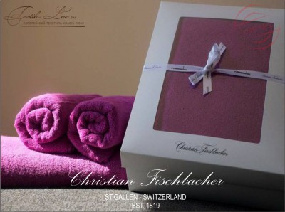 Набор махровых полотенец 3 предмета от Christian Fischbacher Элитный текстиль. Коллекция DreamFlor