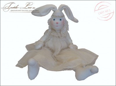 Заяц девочка ангел коллекционная игрушка