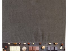 Набор полотенец для кухни "Шоколад серо-коричневый"