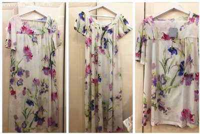 Ночная сорочка с цветочным принтом Коллекция с цветочным принтом сорочка и комплект майка+шорты